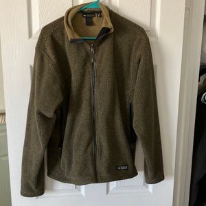 Mens REI zipper jacket polartec L